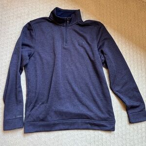 Under Armour Men's Dark Blue Quarter Zip-Up Sweater